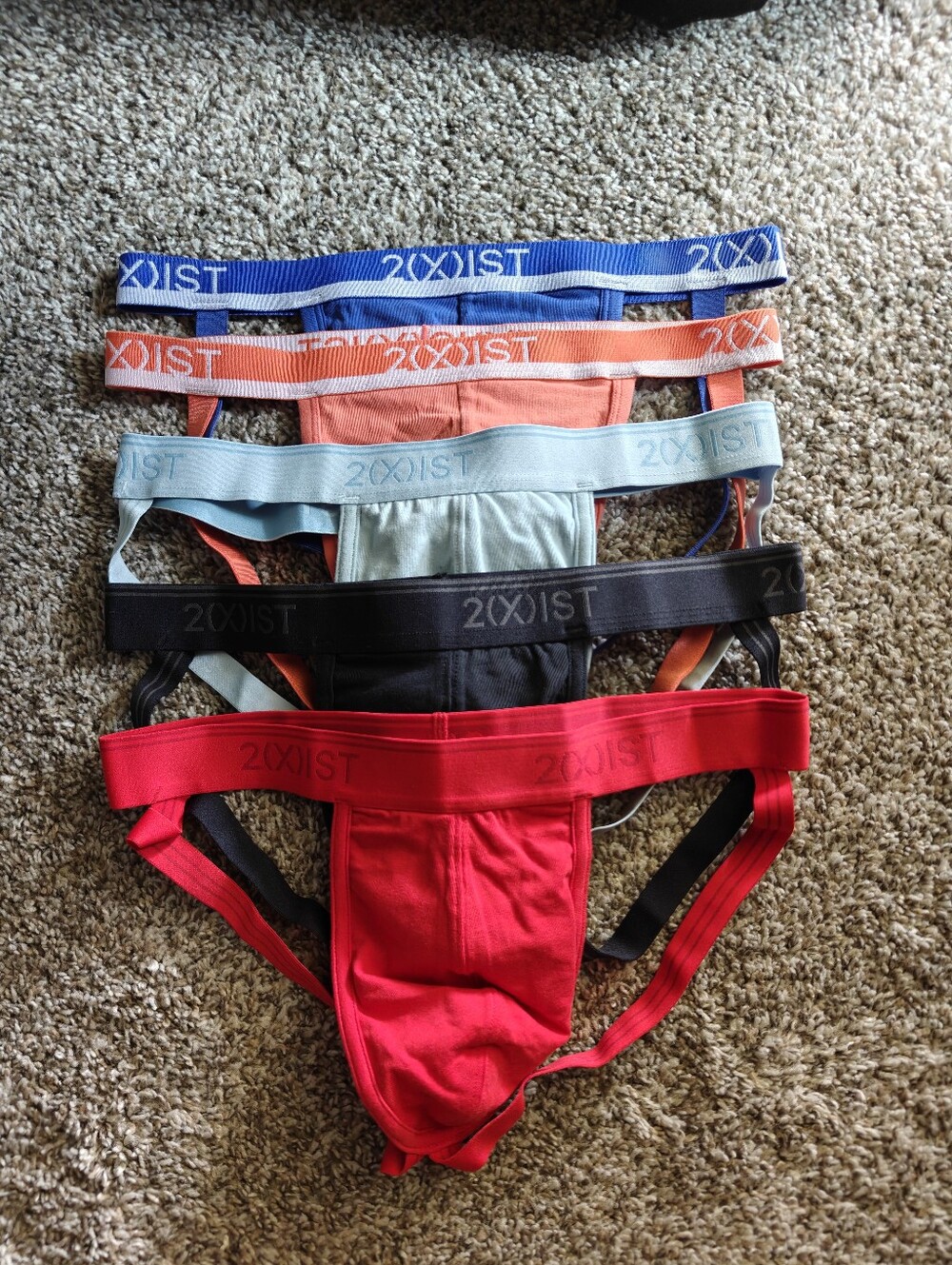 2xist Mens Jockstrap 5 Pack